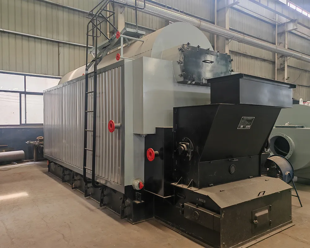 DZL Biomass Fired Chain Grate Boiler Main Diagram 1