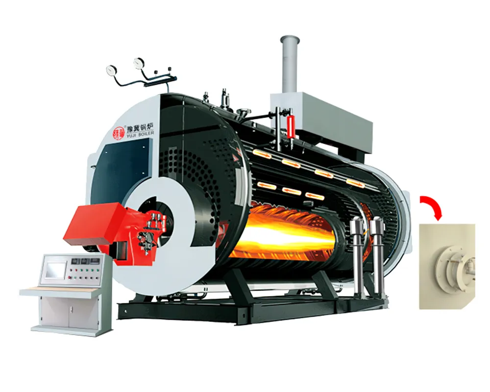 Wns oil gas steam boiler main diagram 3