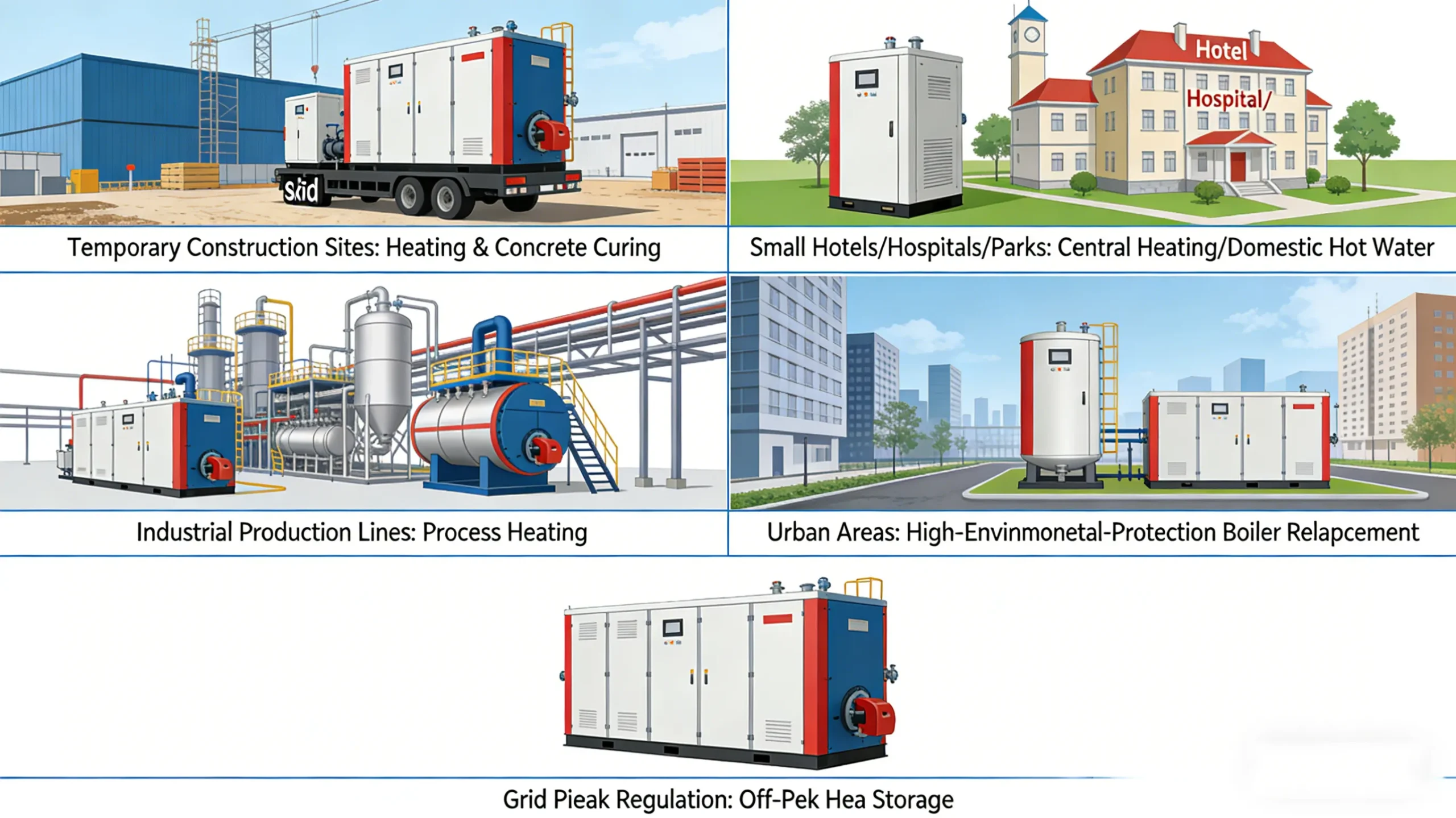 Applications of Skid Mounted Electric Heating Boiler