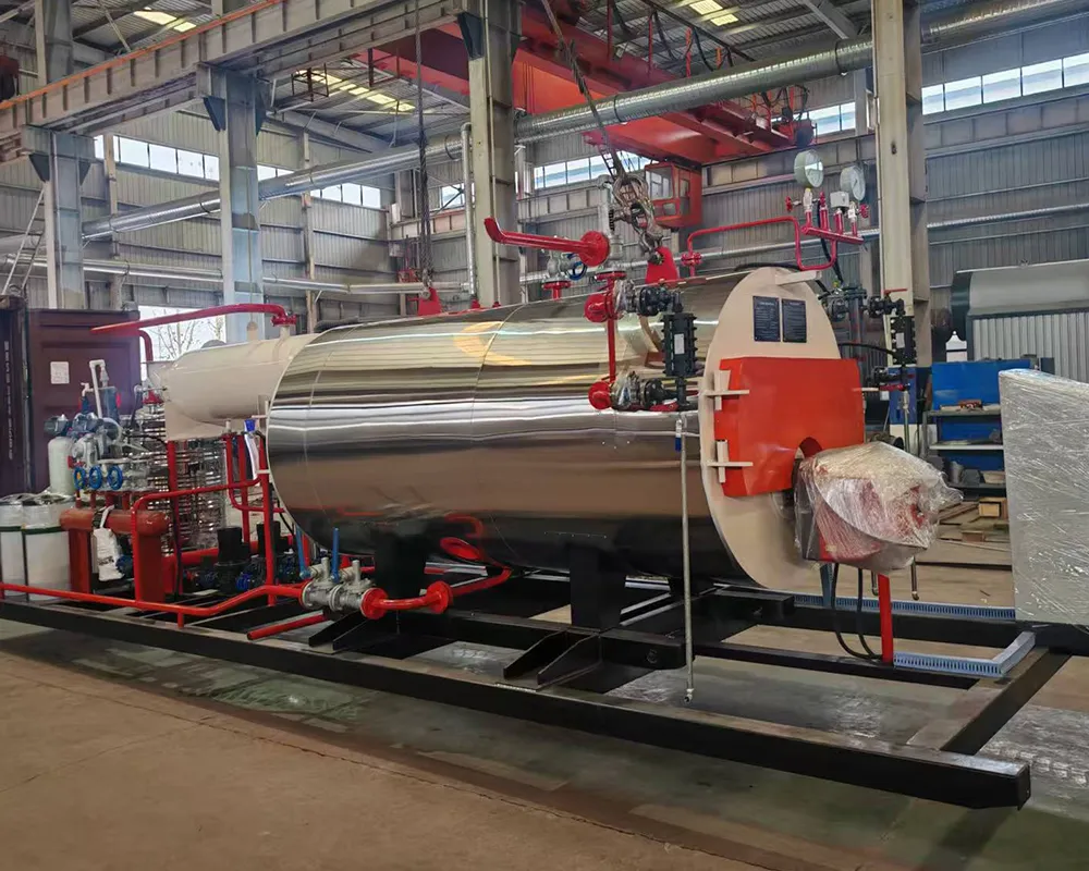 Wns oil gas steam boiler main diagram 6