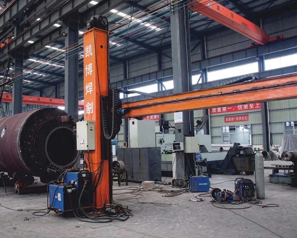 Automatic welding production line