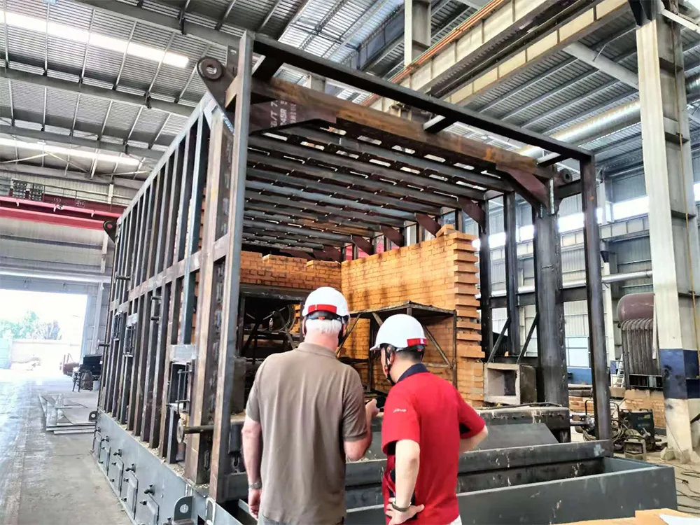 Chilean clients visiting steam boiler factory 5