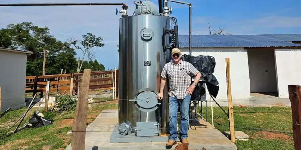 LSG0.3 biomass steam generator installed in Paraguay 1